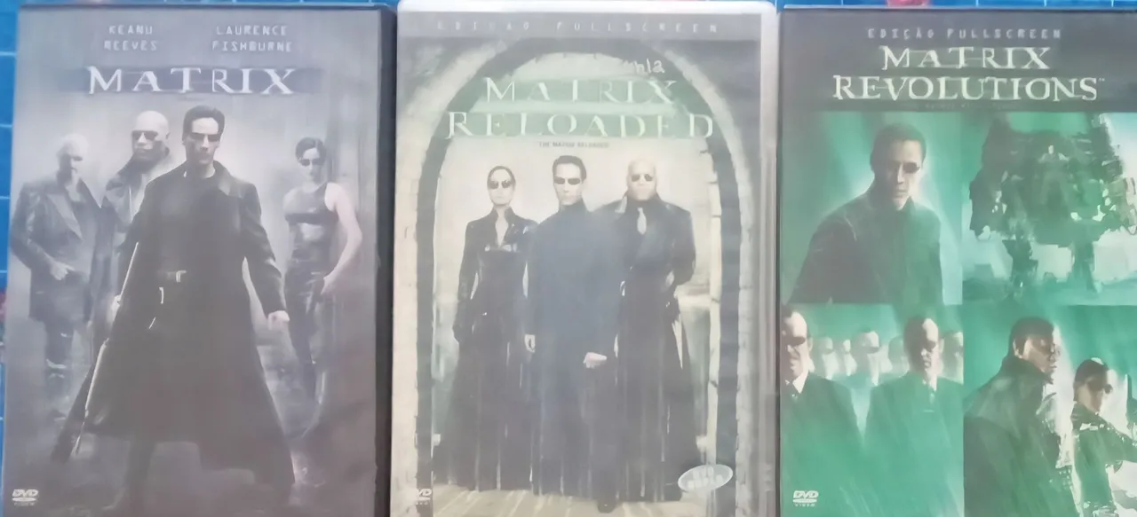 Conjunto de DVDs Matrix em Ótimo Estado!