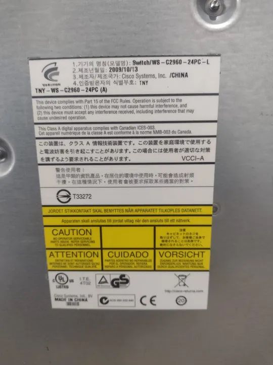 Switch Cisco Catalyst 2960 24p - Foto 6