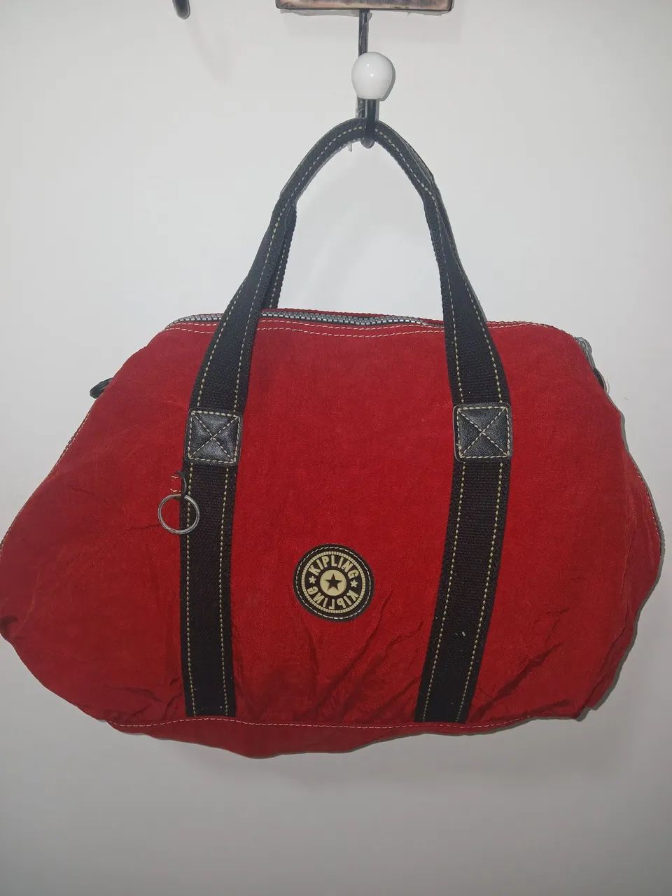 Bolsa Kipling Vermelha Original - Foto 5