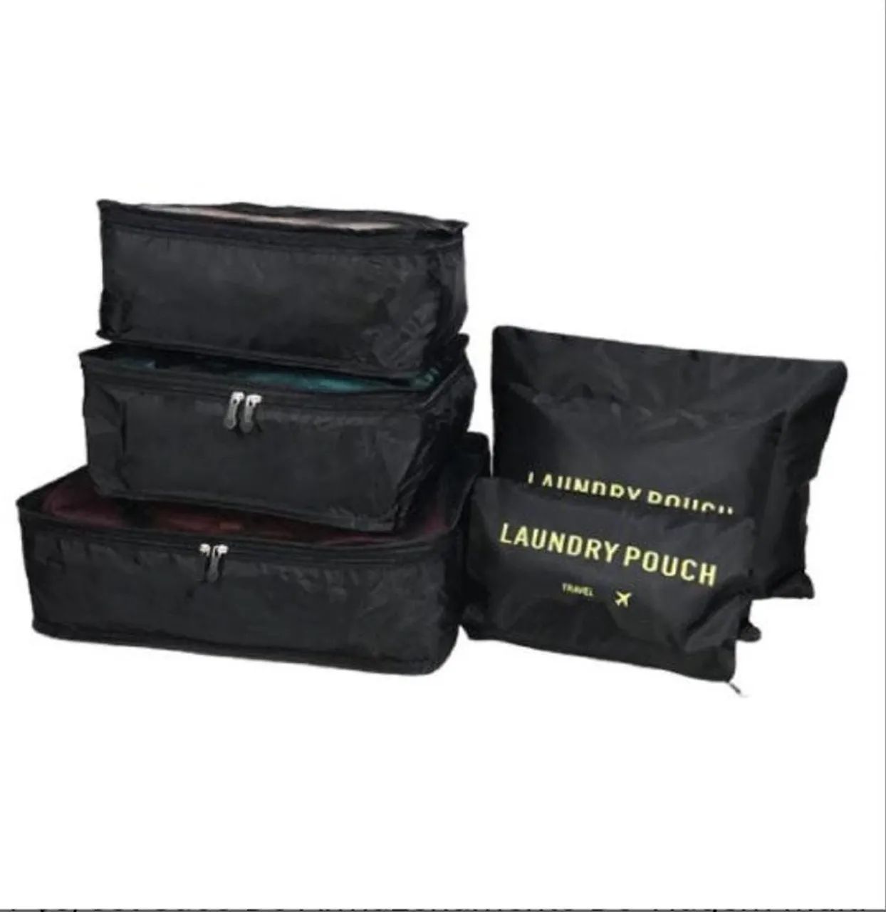 Kit Organizador de Malas - Cinza - Foto 4