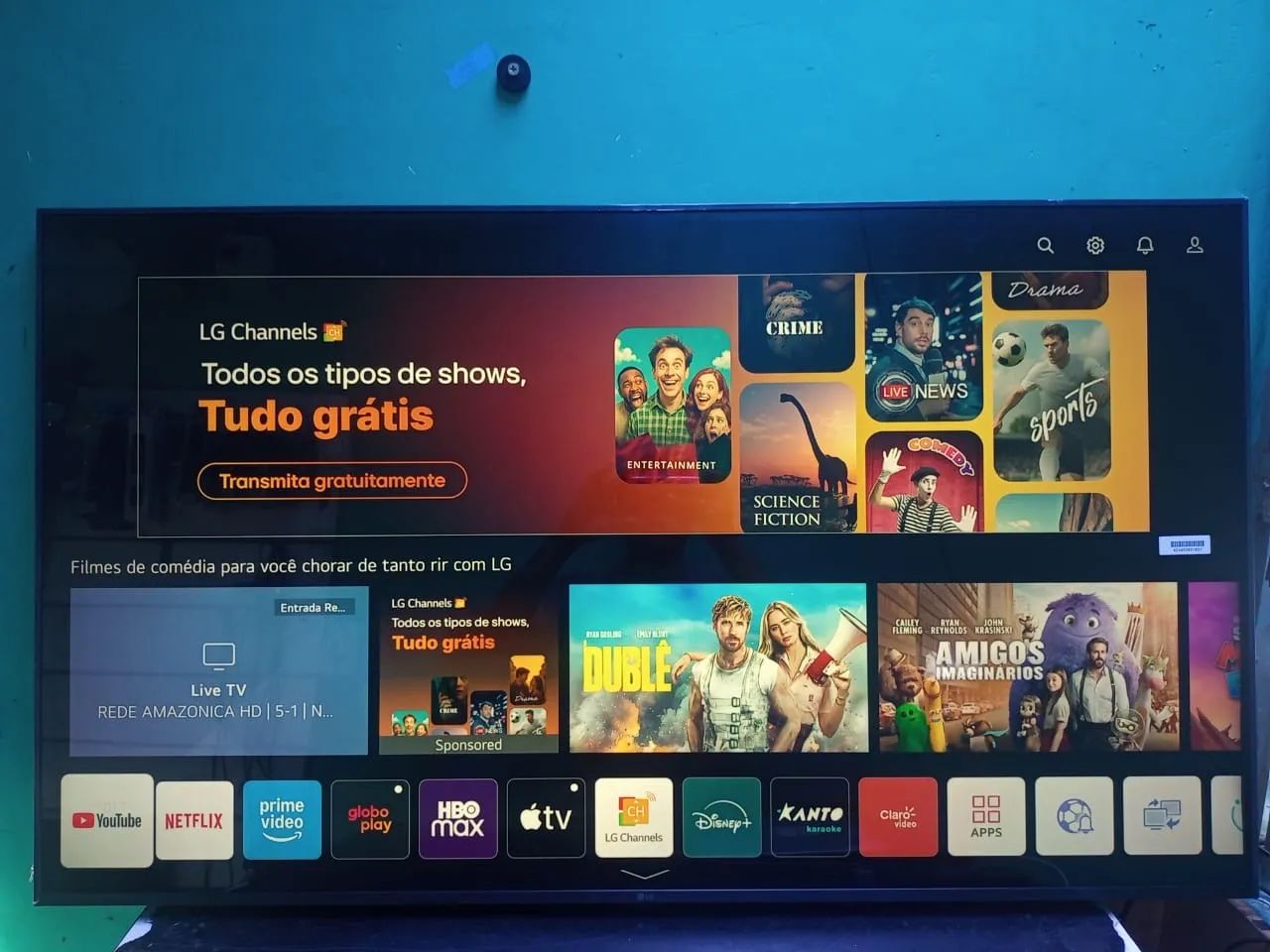 TV SMART LG 50 POLEGADAS 4K BORDA INFINITA SEMI NOVA 