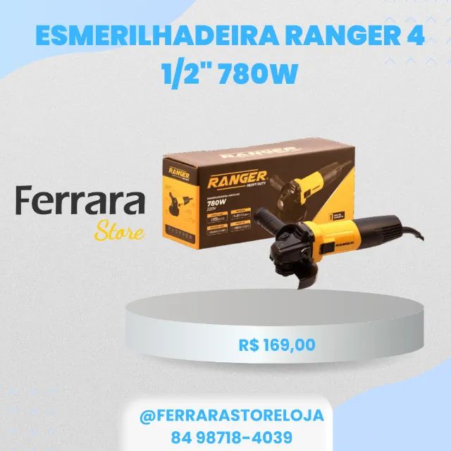 ESMERILHADEIRA ANGULAR 115MM 780W