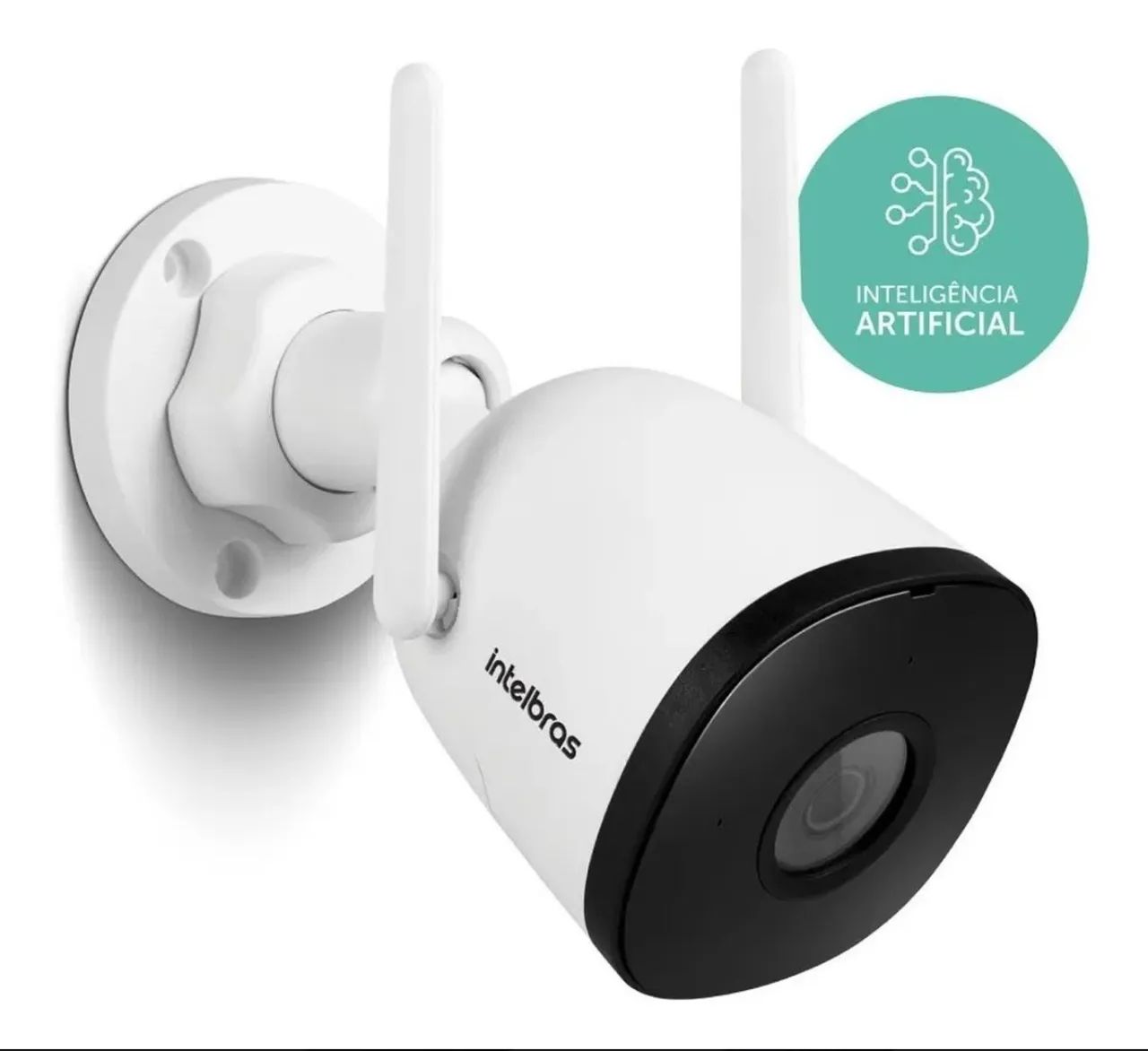 Câmera de Vídeo Segurança Externa Intelbras IM5 SC WiFi Alexa Google Com Micro-SD 32 GB 