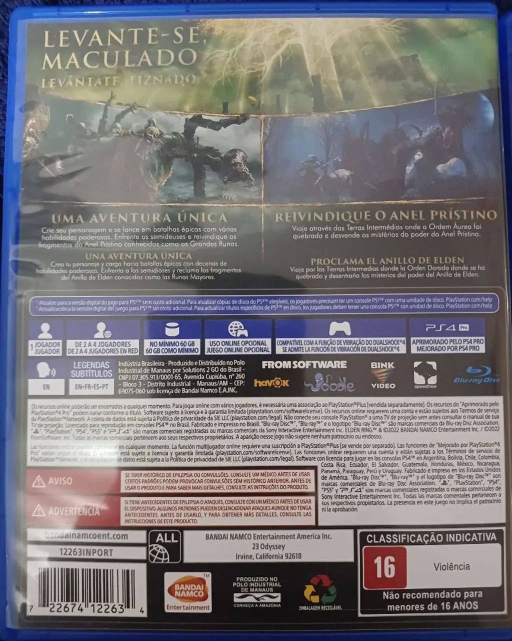 Elden Ring PS4 - Jogo de Ação e RPG - Foto 2