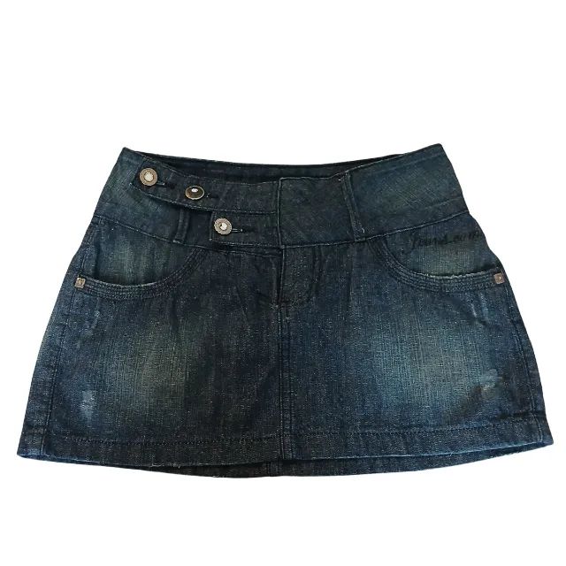 MINI SAIA JEANS FEMININA