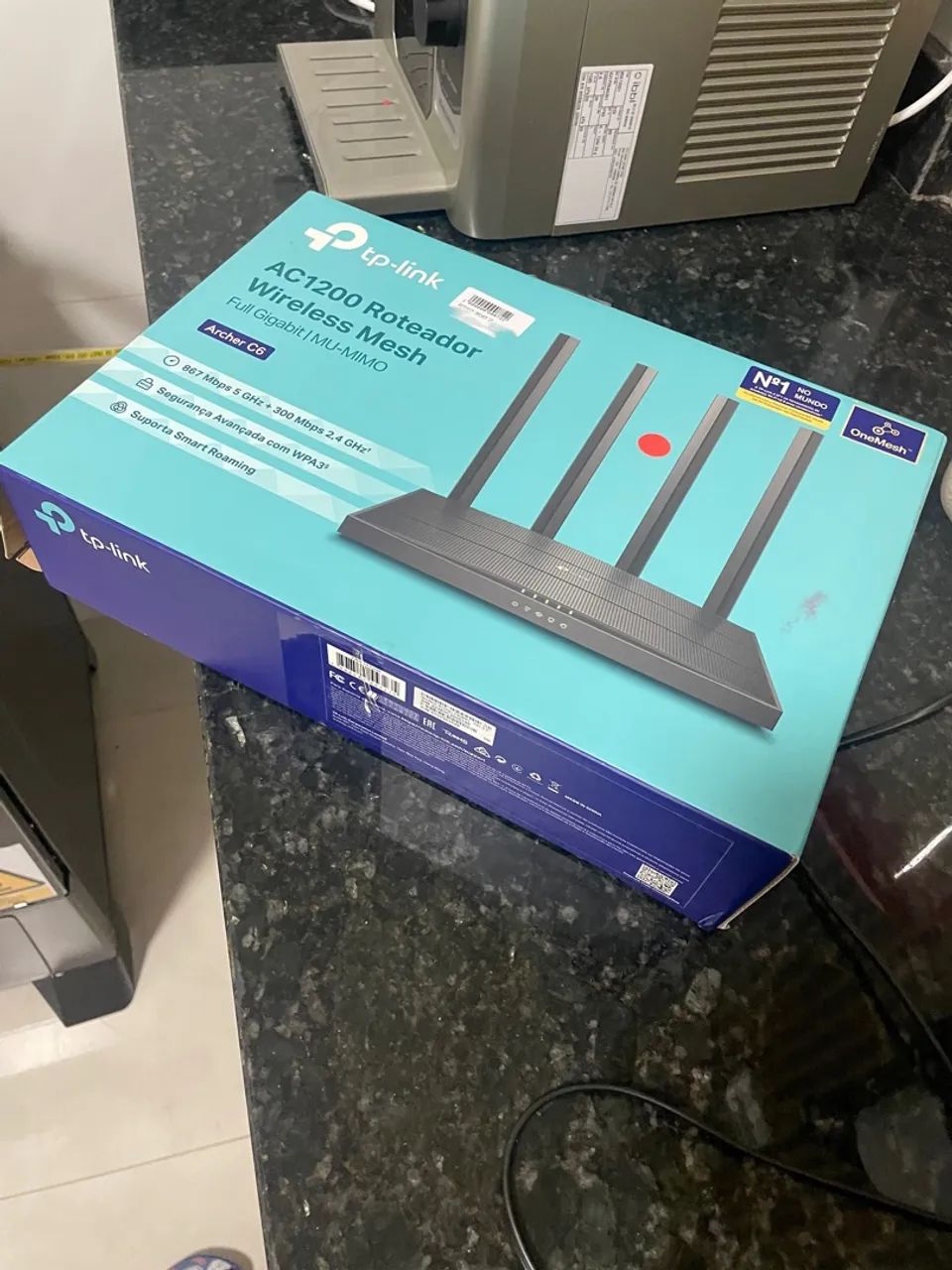 Roteador TP-Link Wi-Fi Gigabit - Novo na Caixa - Foto 2