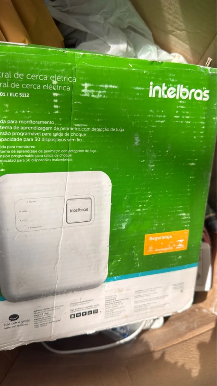 Central de Cerca Elétrica Intelbras ELC 5112