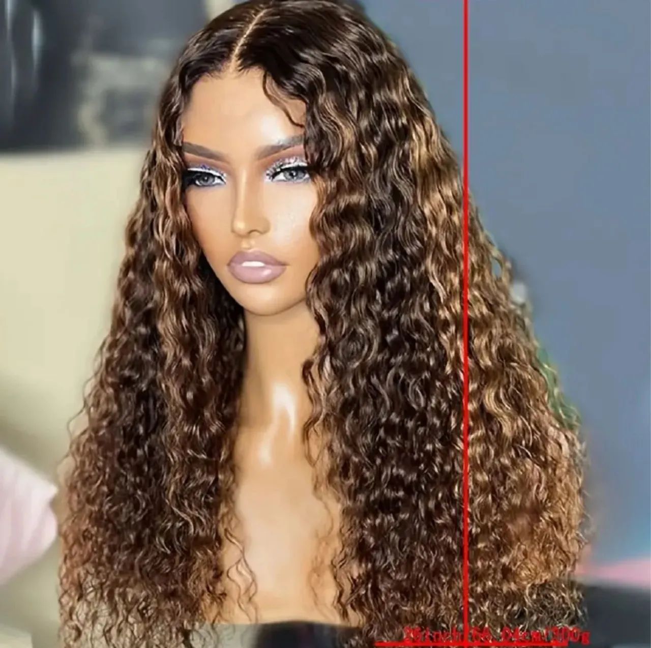 LACE FRONT CABELO HUMANO 60 cm Morena Iluminada - Foto 3