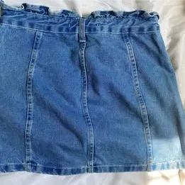 Saia jeans azul hering 36  - Foto 2