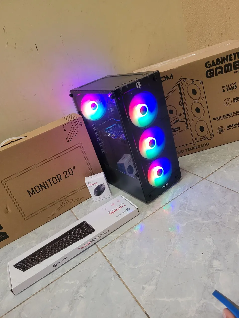 PC gamer xeon E5 2650 V4, RX 580 de 8 gigas GDDR5