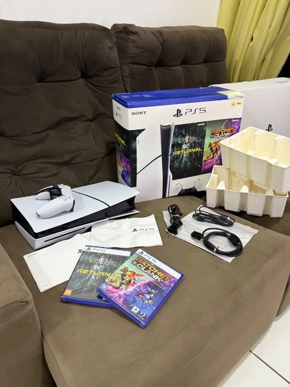 PS5 Slim Mídia Física | Novo | Na Garantia 