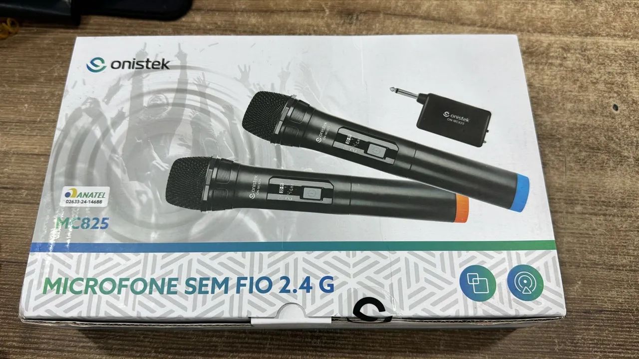 Microfone Sem Fio 2.4G Sonistek MC825