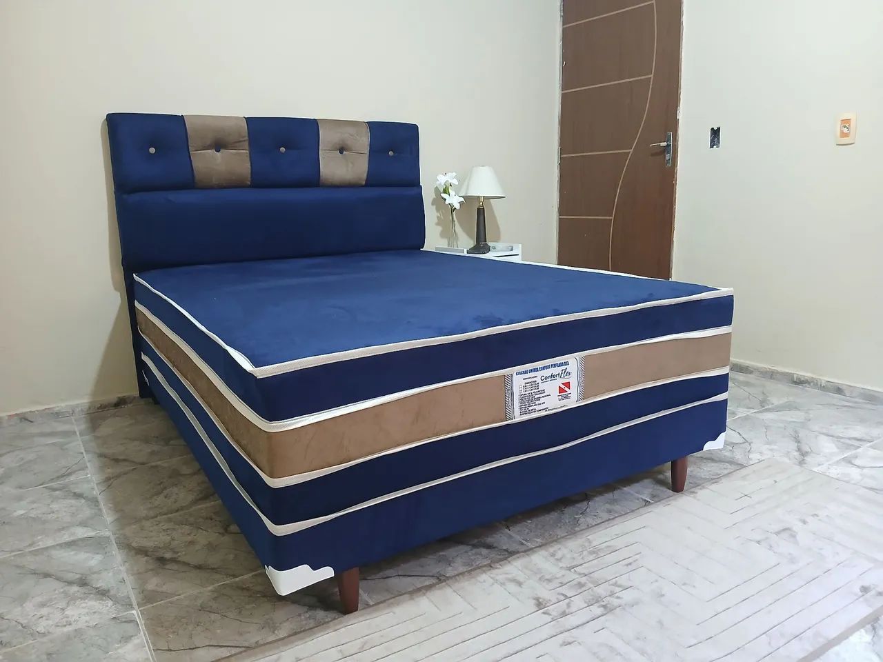 Cama Casal super confortável, nova e com garantia de fábrica.  - Foto 2
