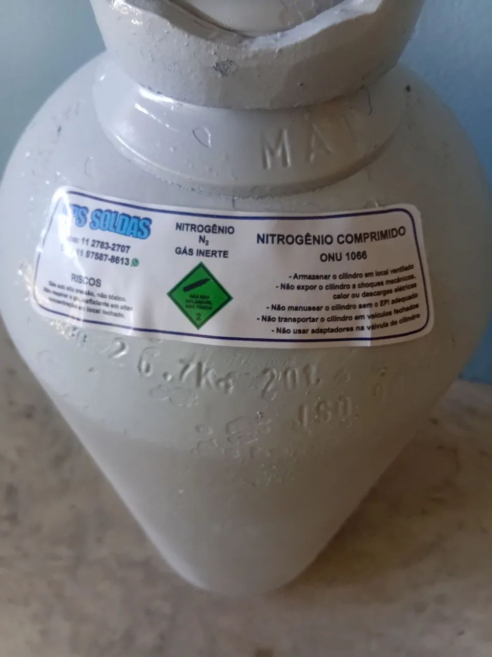 Cilindro de Nitrogênio  - Foto 2