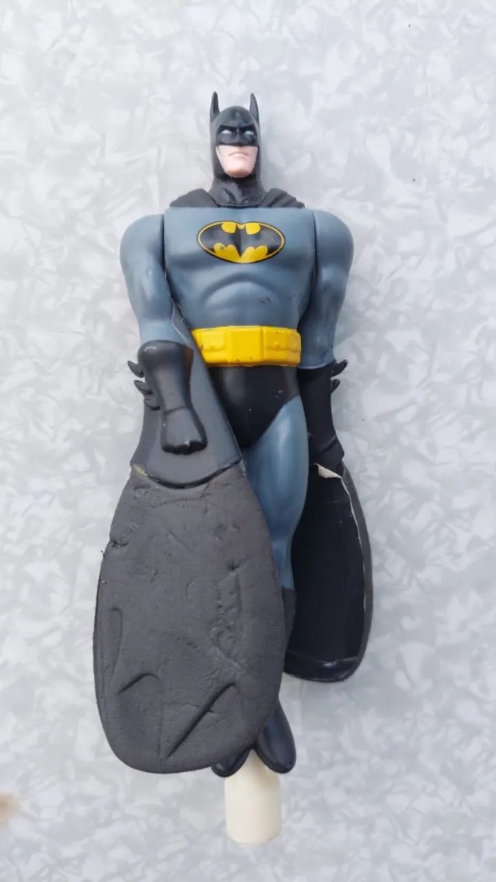 Lança Boneco Batman Flying Copter DC - Foto 2