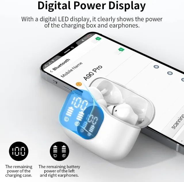 A90 Pro Earbuds sem fio - Foto 5