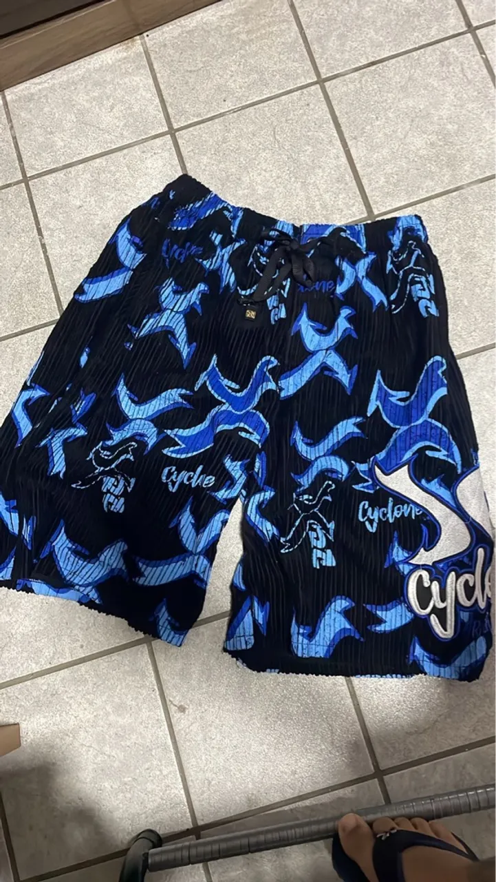 Veludo original Cyclone azul e preto