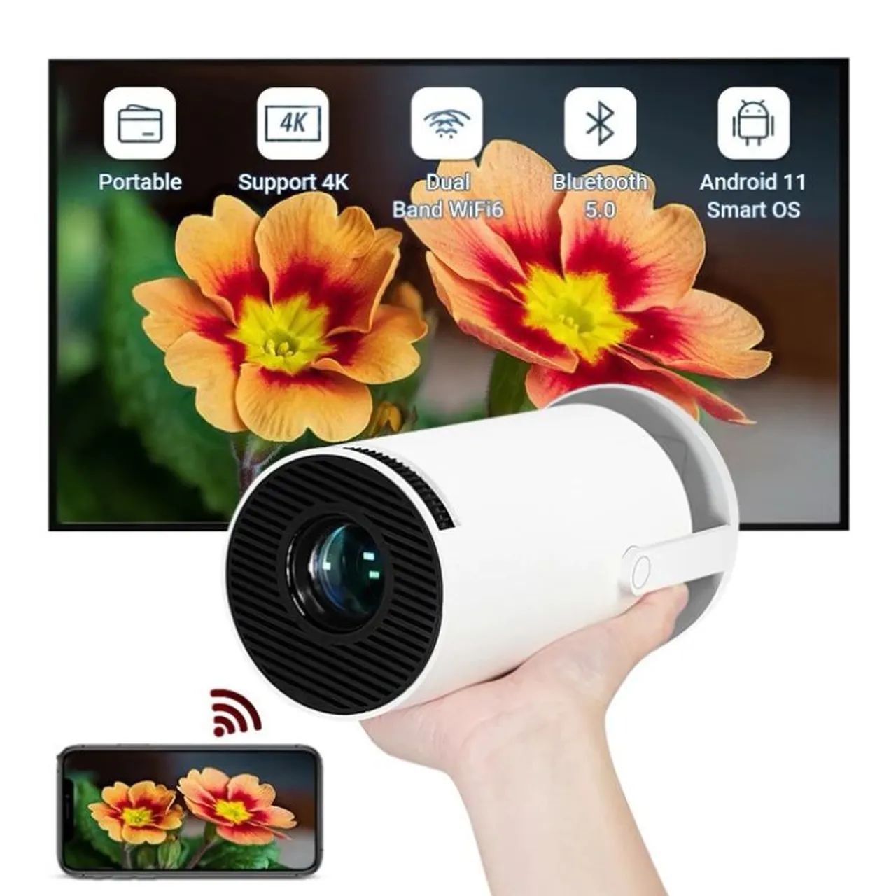 Projetor Portátil Full HD - BRAND - Foto 4