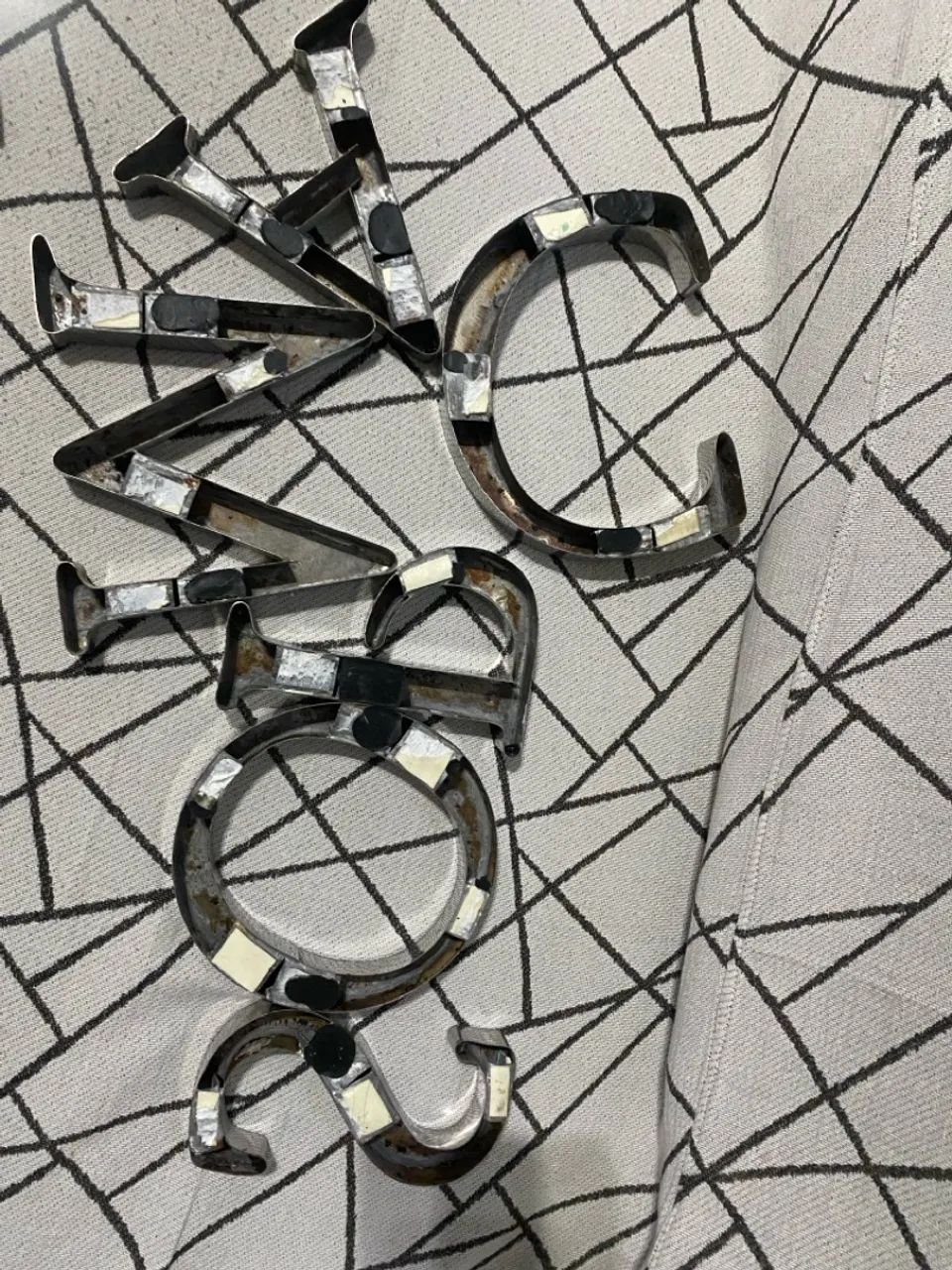 Letras Decorativas Cromadas - CAMPOS - Foto 2