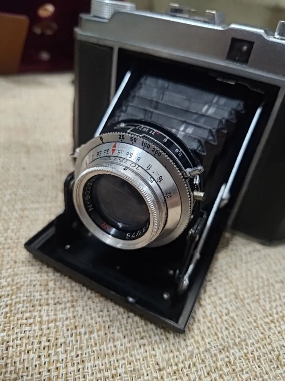 Câmera Antiga de Fole quase centenária da Agfa - Muito Rara para colecionadores  - Foto 2