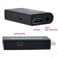 Adaptador Conversor Ps2 Para Hdmi Áudio E Vídeo Digital - Foto 3