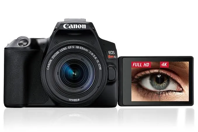 Câmera Canon EOS Rebel SL3 - com cartão de 128gb, e bolsa