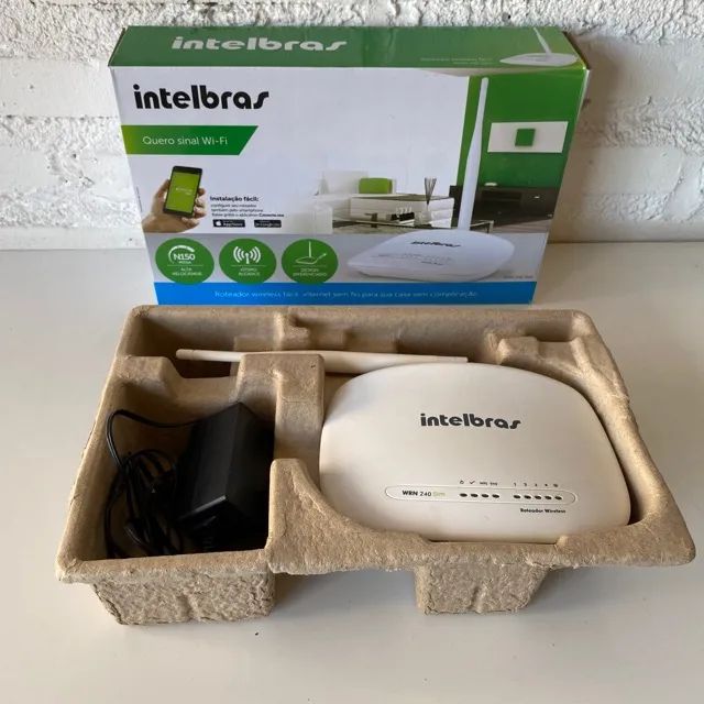 Cod129 Roteador Wireless Wrn 240 Slim Intelbras Internet conexão oportunidade