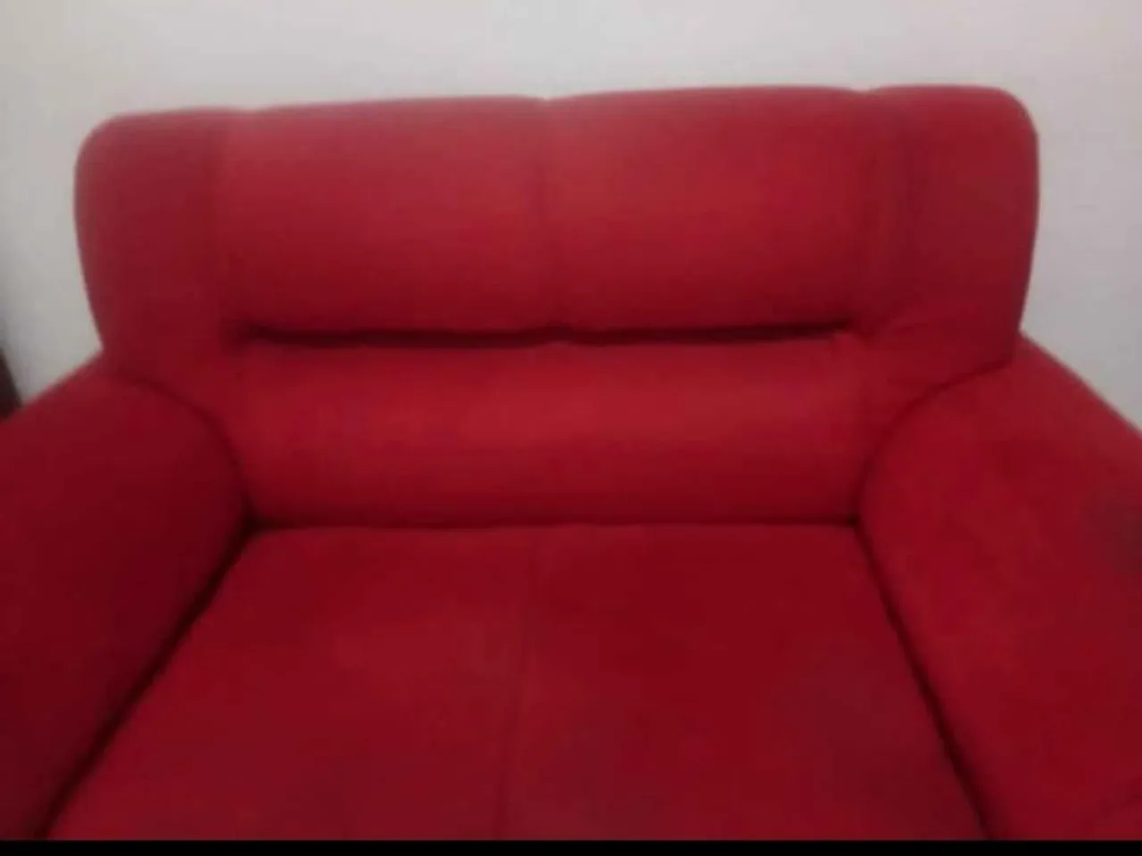 Sofá Vermelha Confortável