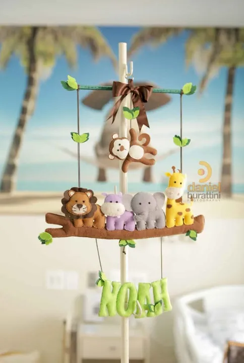 Enfeite de porta Safari Baby