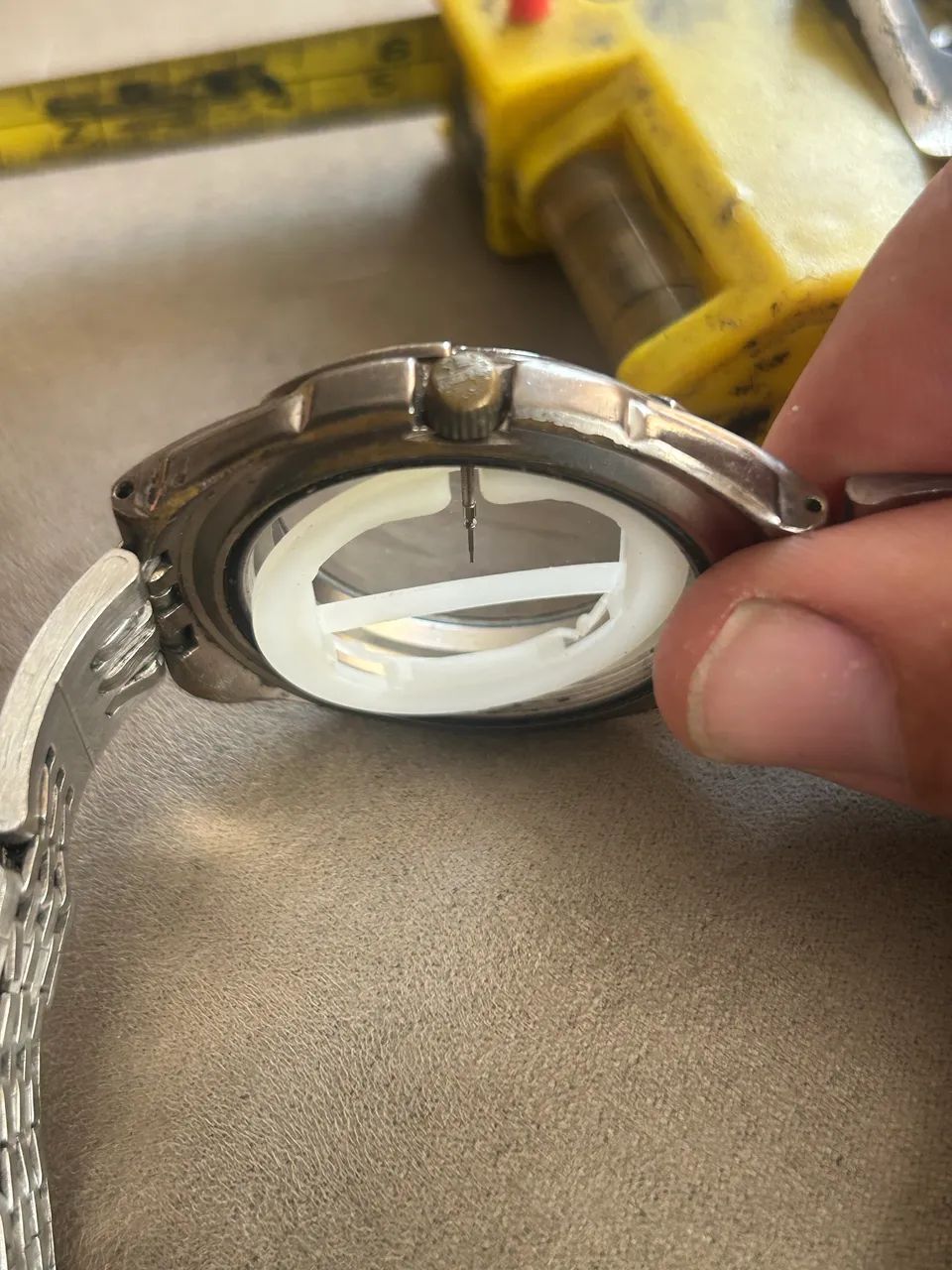 COROA E TIGE DO Relógio Guess Waterpro 12mm 50wp