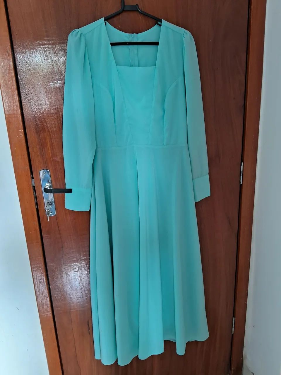 Vestido Azul Tiffany Elegante