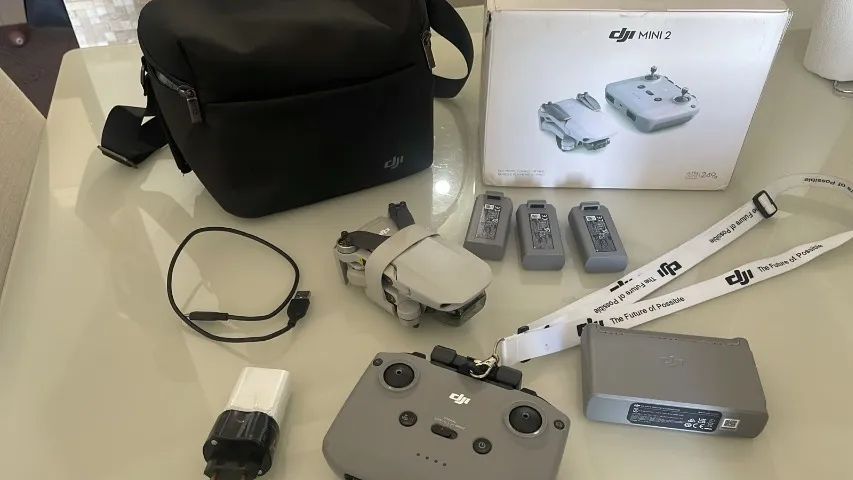 Drone dji mini 2 - kit fly completo por 3550 no pix ou 6x641,67