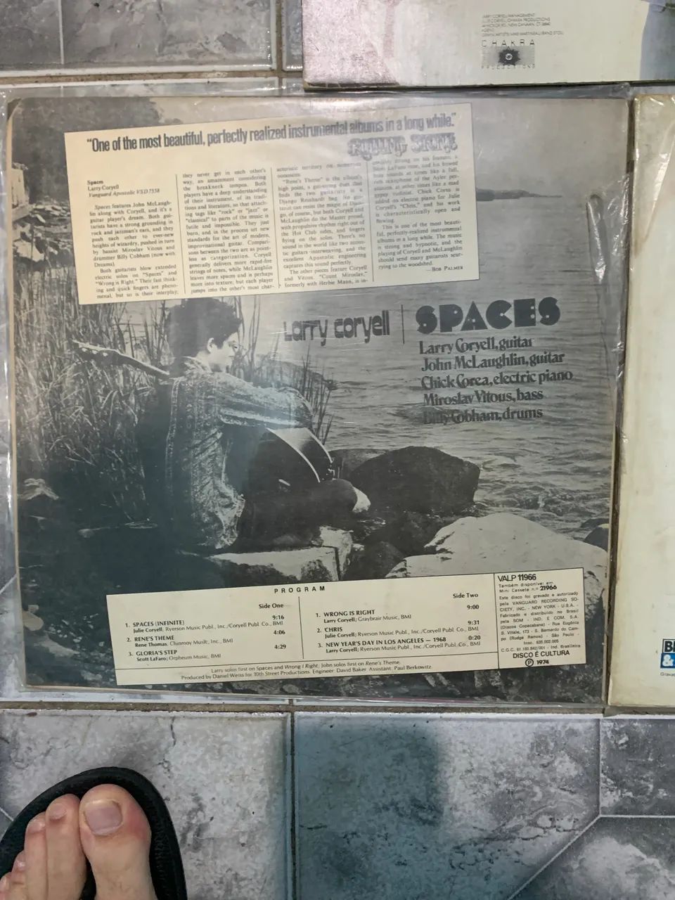 3 LPs vinil disco Larry Coryell jazz guitarra  - Foto 5