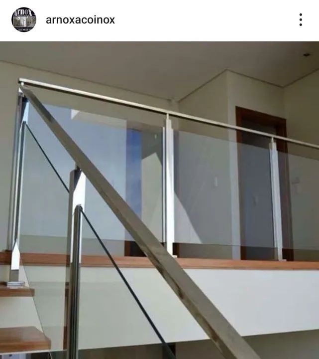 Fabricação de corrimão e guarda corpo em aço inox - Foto 3