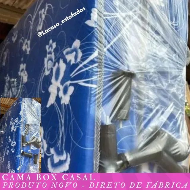 Cama box Casal - Lacrado no Plástico