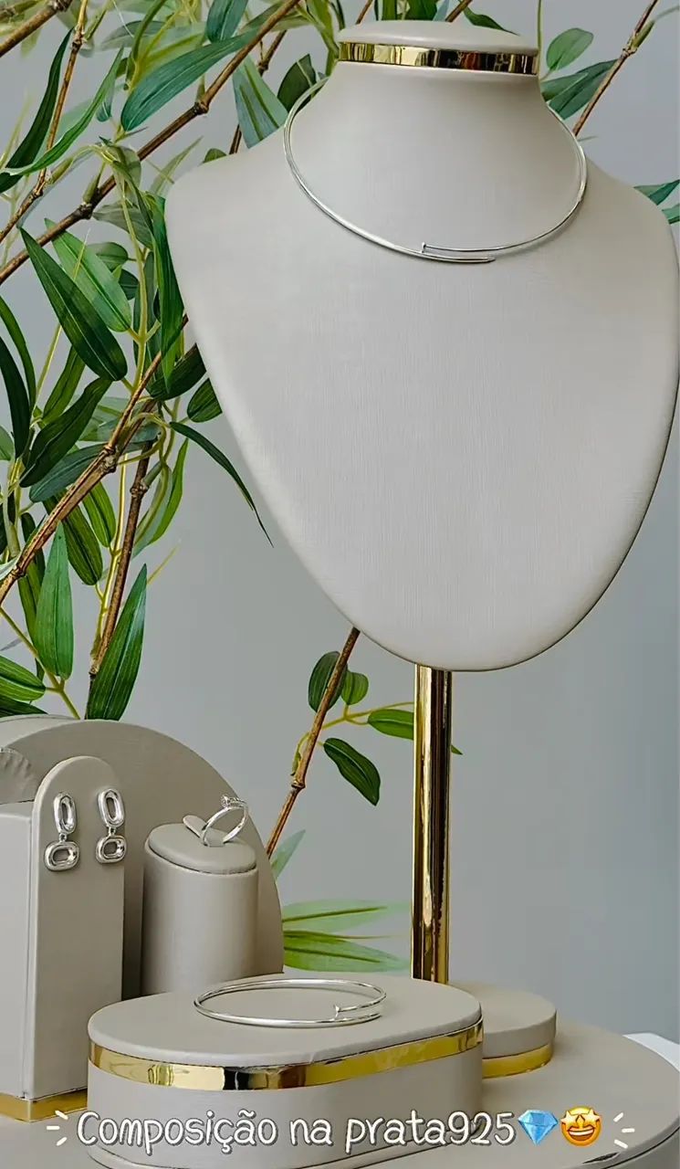 Conjunto Prego em Prata 925