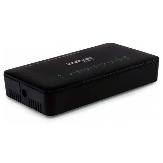 Switch 8 Portas Intelbras SG 800 Q+ CKD 10/100/1000Mbps Cert.Anatel - WZetta