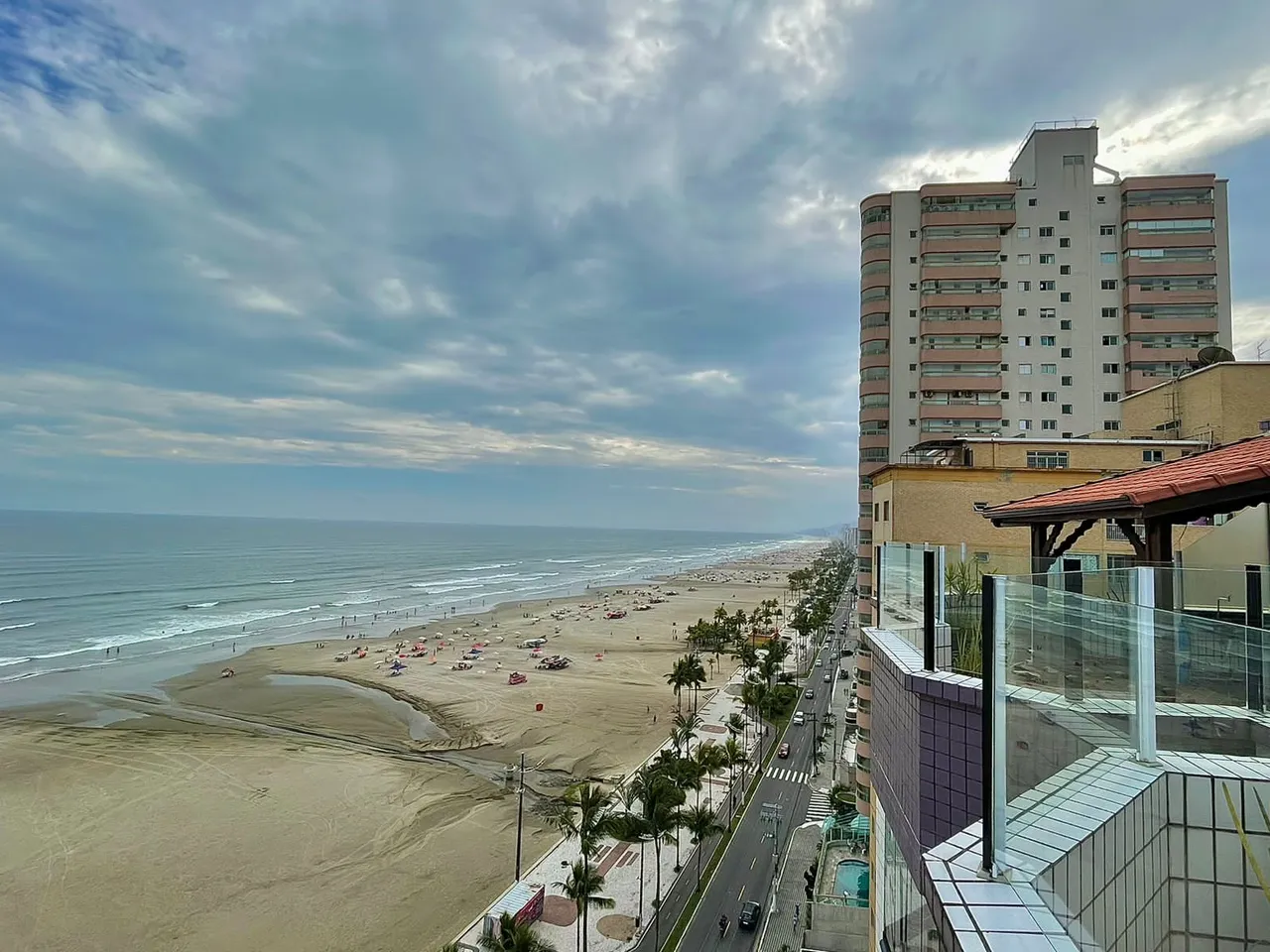 Praia da Aviação Praia Grande SP Apart. Cobertura Vista Panorâmica Frente ao Mar