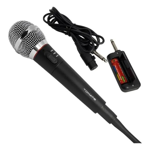 Microfone Profissional Sem Fio Wireless Fio 2.5m - Foto 3