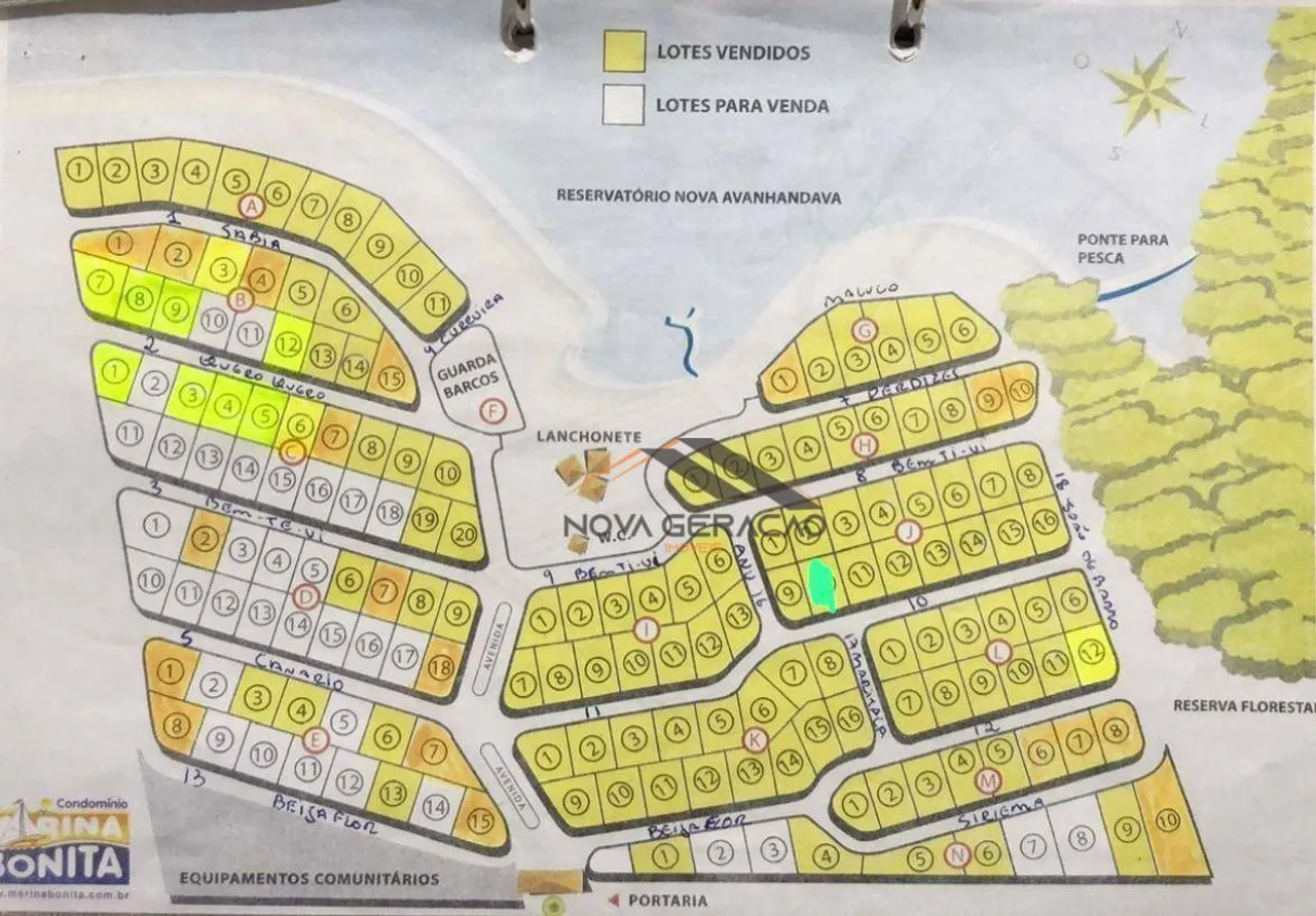 Terreno à venda, 1000 m² por R$ 300.000 - Condomínio Marina Bonita - Zacarias/SP