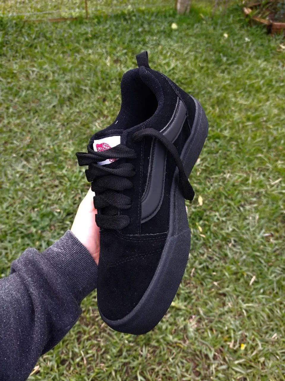 Tênis Vans Off The Wall Preto - Foto 4