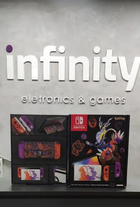 Nintendo Switch OLED Edição Especial Pokemon - Infinity Eletronics ...
