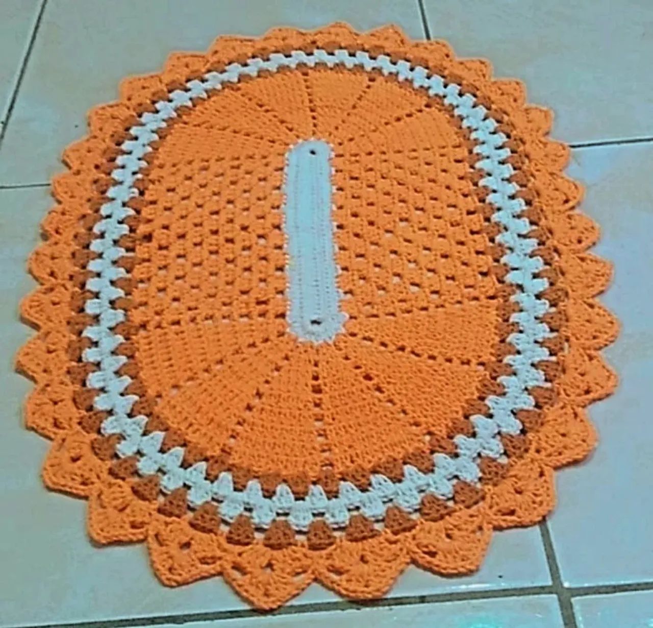 Tapete de crochê 