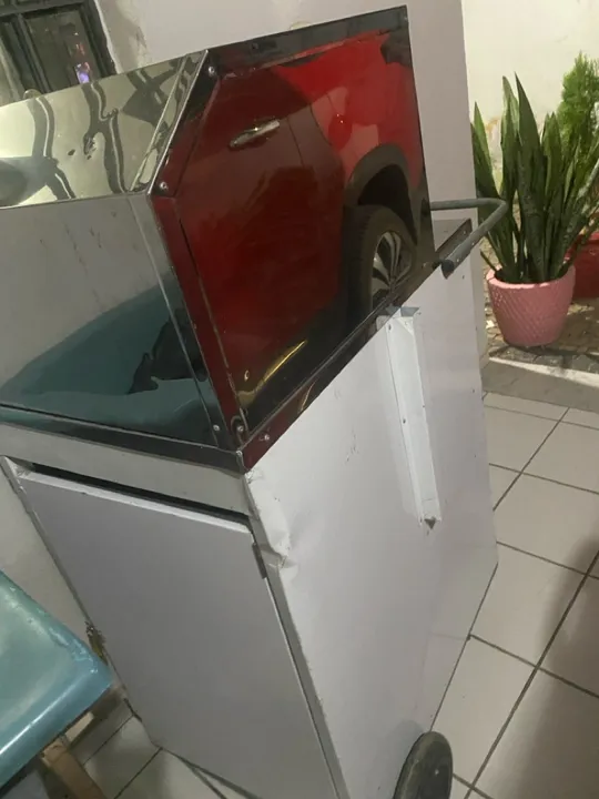Carro de mini pizza