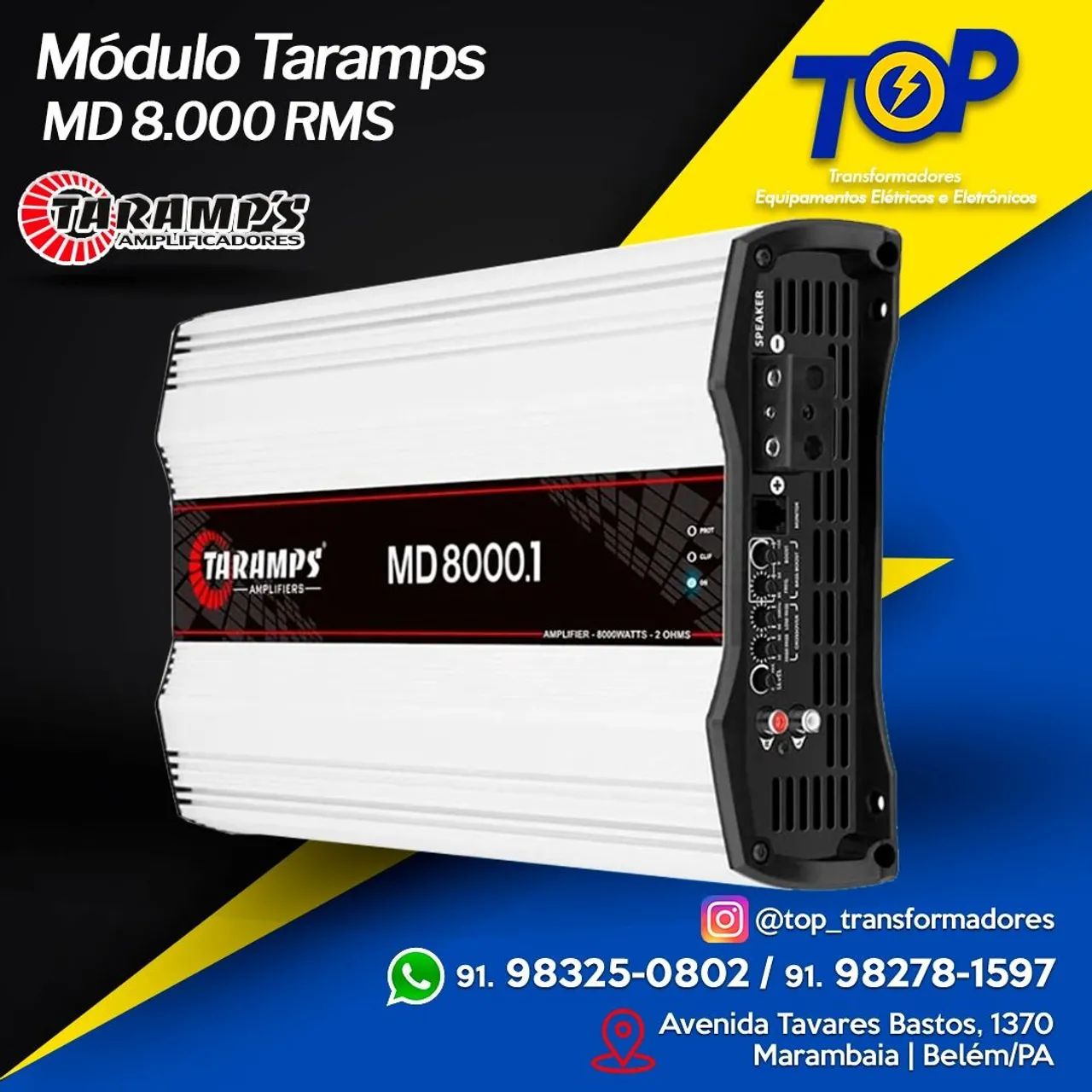 Módulo Taramps MD 8000.1 RMS .1