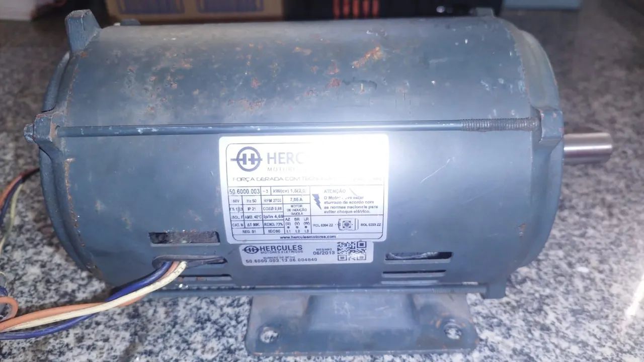 Motor Elétrico Hercules 1.6kW 2700RPM
