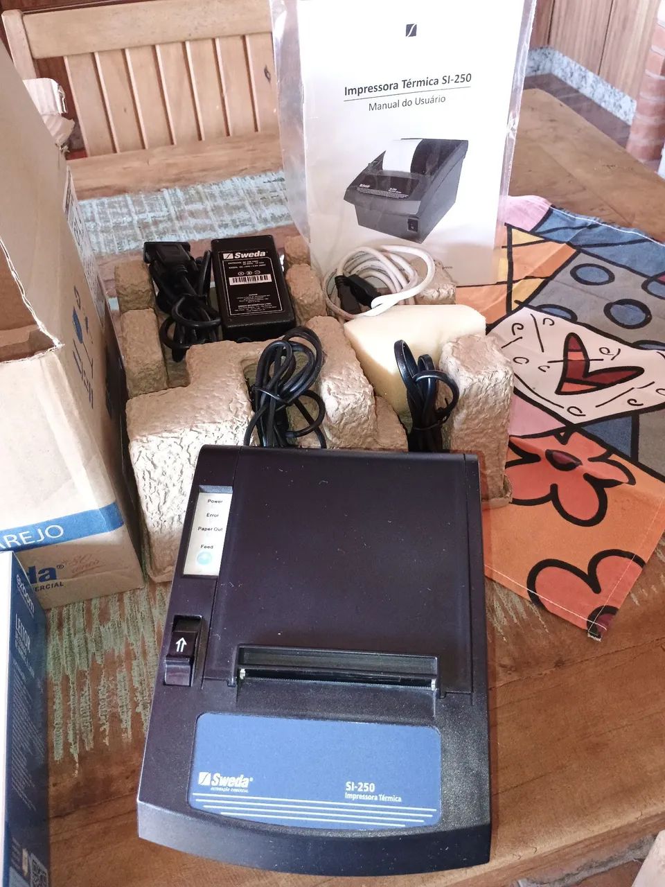 Kit Impressora Térmica Sweda +Sat Sweda + Leitor a Laser 