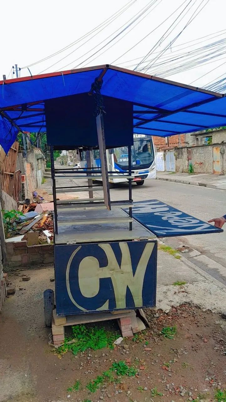 Vendo  Barraca de Lanches 1.600  3metros por 3 metros de tamanho aberta - Foto 4