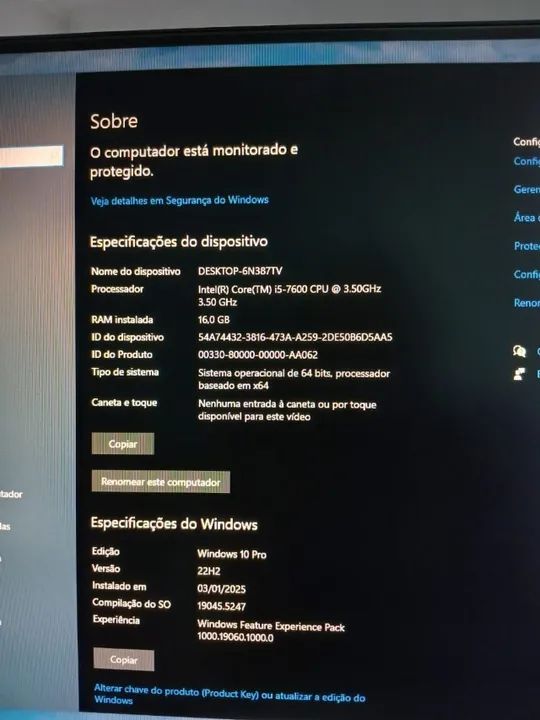 PC Gamer: i5 // RX 6600 8GB // 16GB memória  - Foto 5