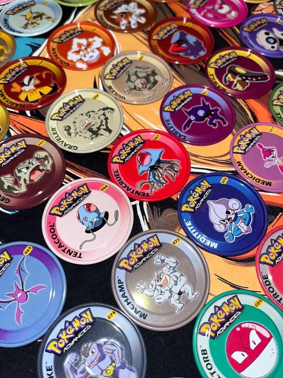 Pokémon Panini Tazos de Metal | Coleção Completa Pokemon Advanced  - Foto 6